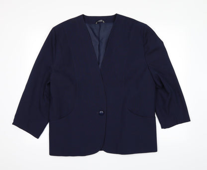 Preworn Womens Blue   Jacket  Size 34