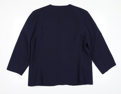 Preworn Womens Blue   Jacket  Size 34