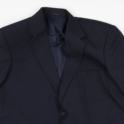 Close-up detail of Russel men’s blue jacket, size 40