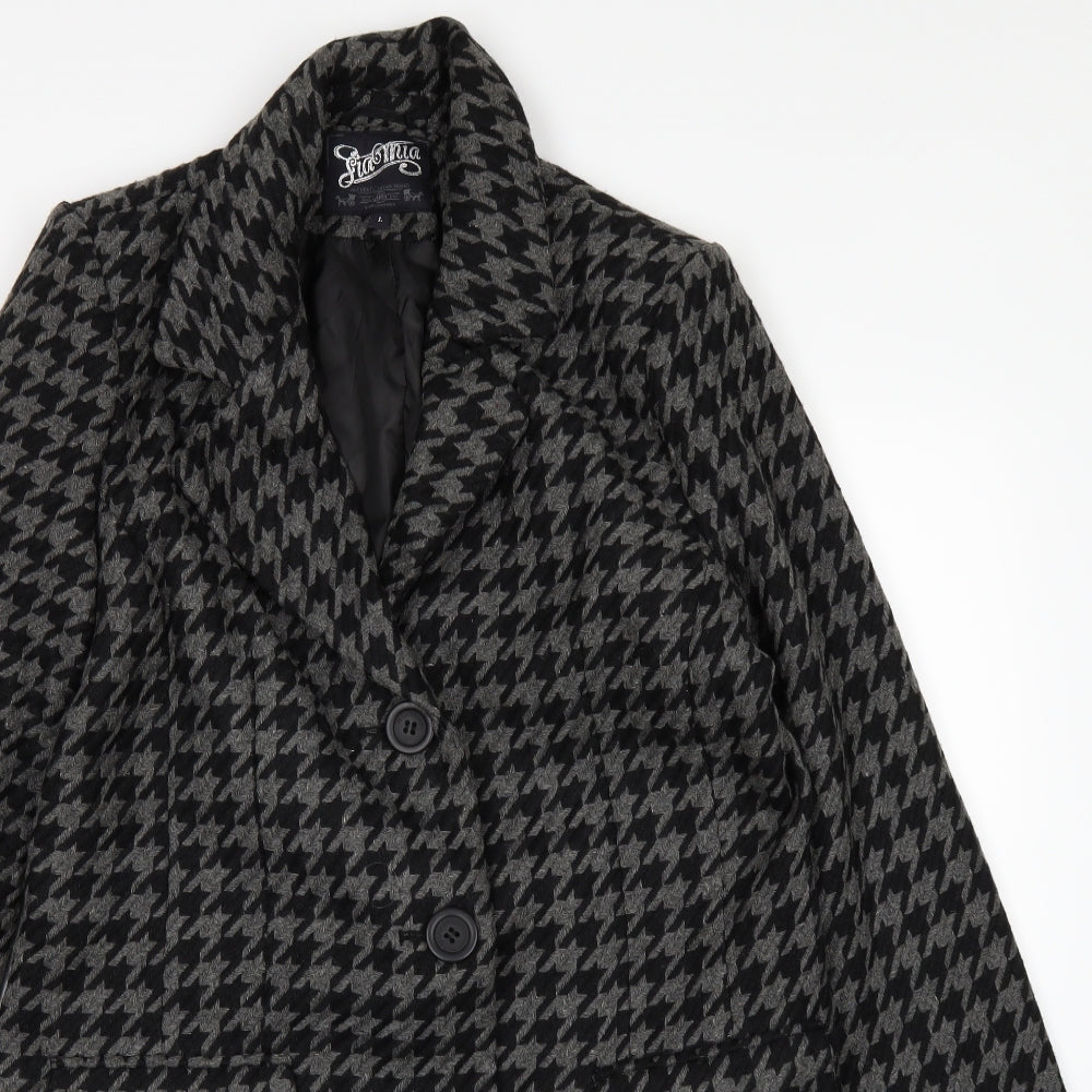 sia mia Womens Black   Jacket  Size L