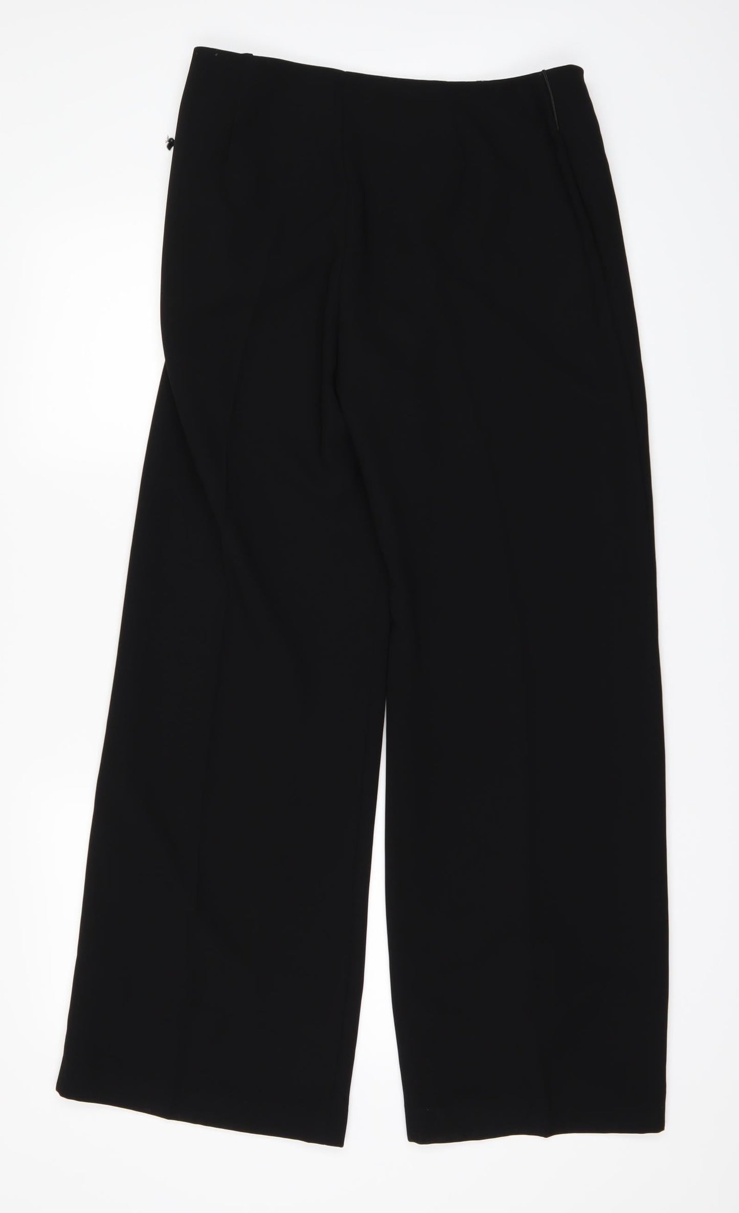 Preworn Womens Black   Trousers  Size 12 L28 in