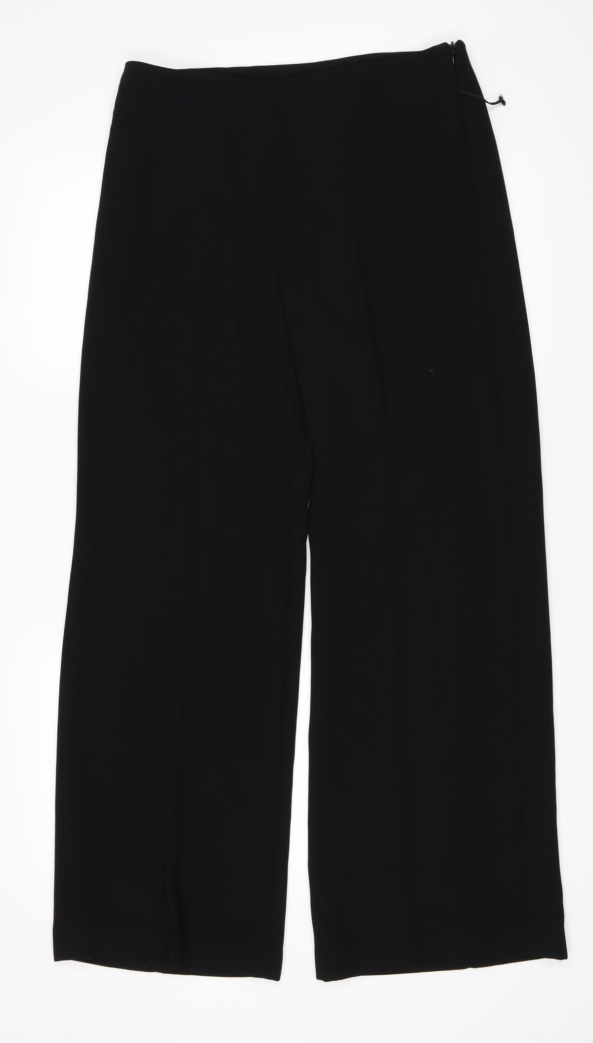 Preworn Womens Black   Trousers  Size 12 L28 in