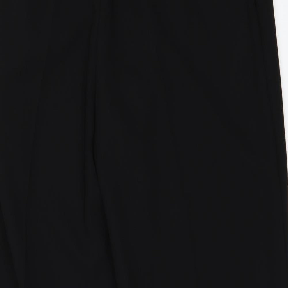 Preworn Womens Black   Trousers  Size 12 L28 in