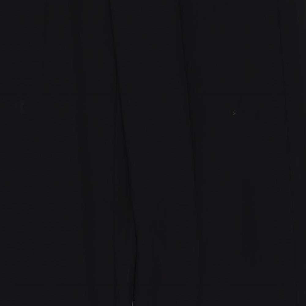 Preworn Womens Black   Trousers  Size 12 L28 in