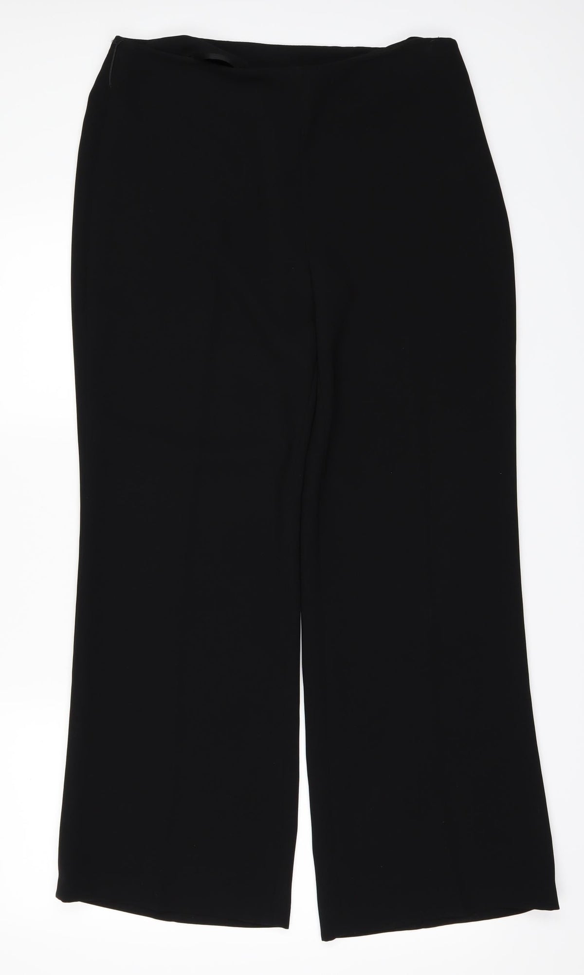 Preworn Womens Black   Trousers  Size 12 L26 in