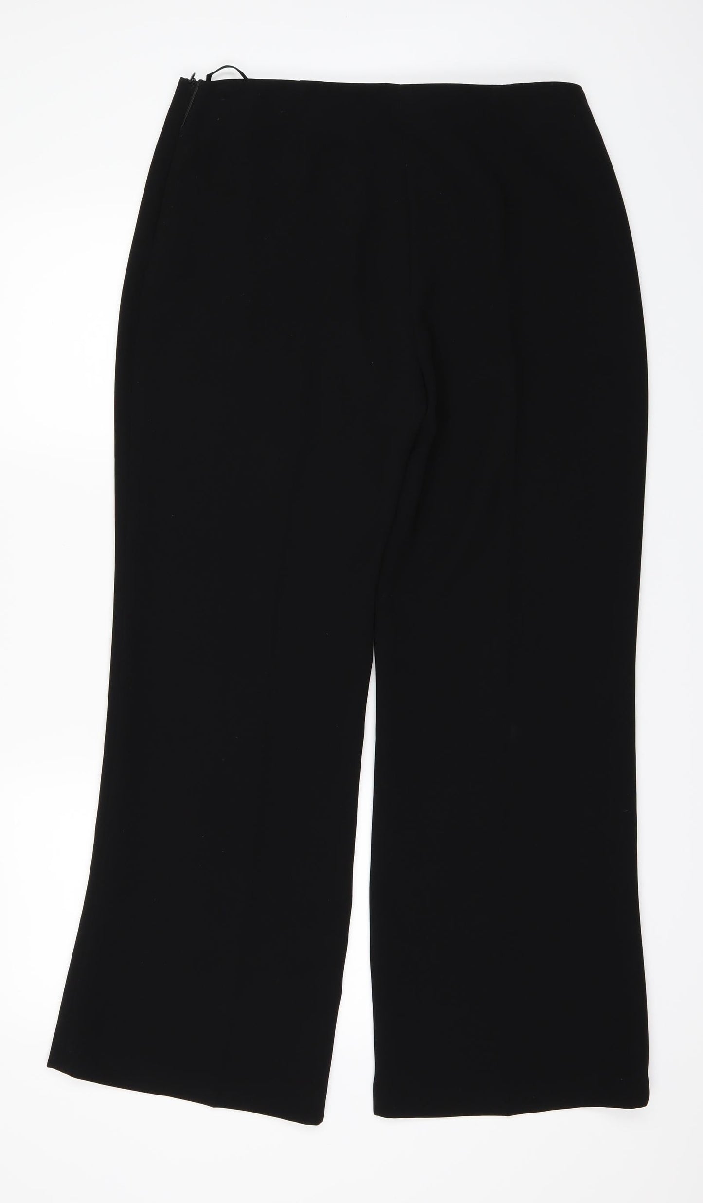 Preworn Womens Black   Trousers  Size 12 L26 in
