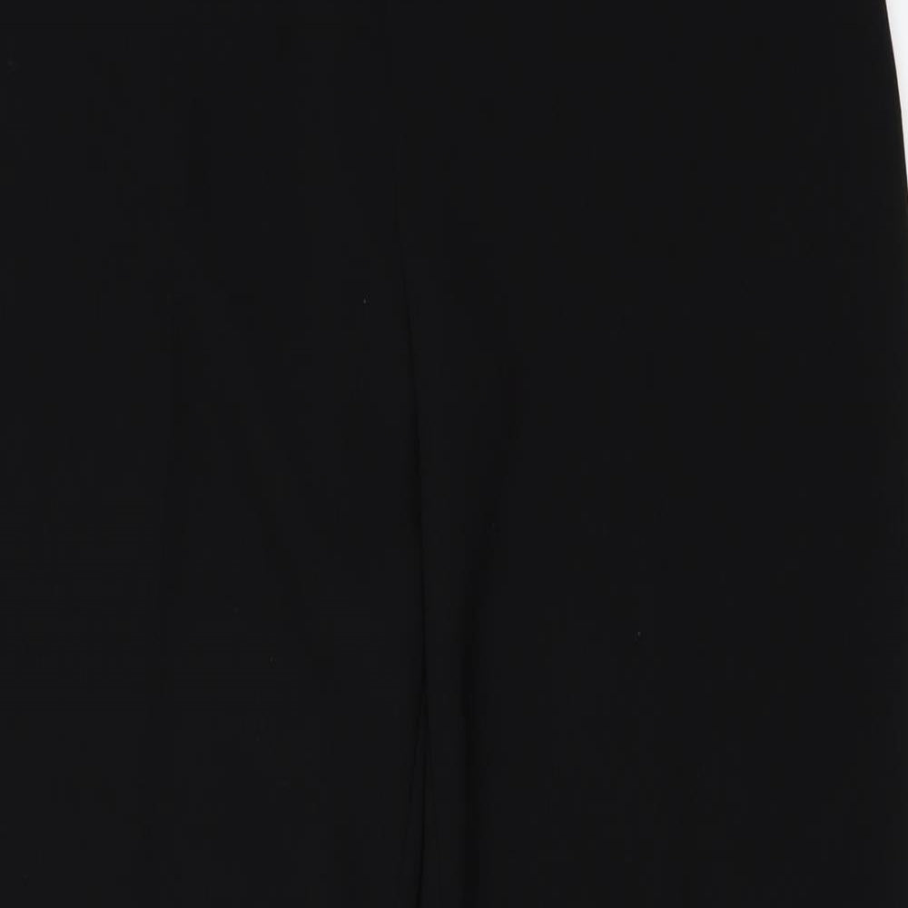 Preworn Womens Black   Trousers  Size 12 L26 in