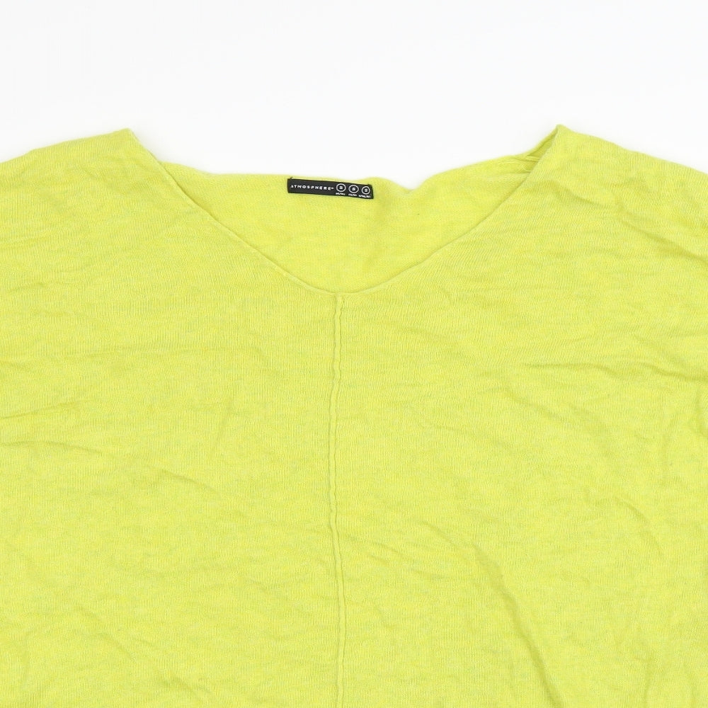 Atmosphere Womens Yellow   Pullover Jumper Size S