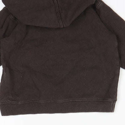 Brand and care label for H&M Brown jumper, size 12-18, Months