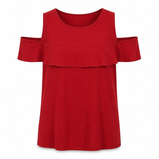 New Look Womens Red   Basic Blouse Size 10