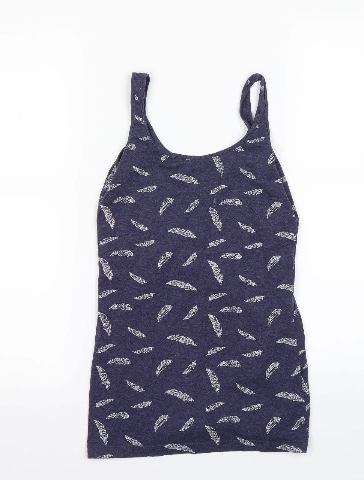 Atmosphere Womens Blue Floral  Basic Tank Size 8