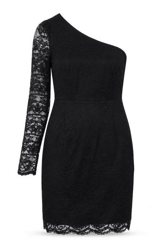 Front view of New Look women’s black bodycon, size UK 10
