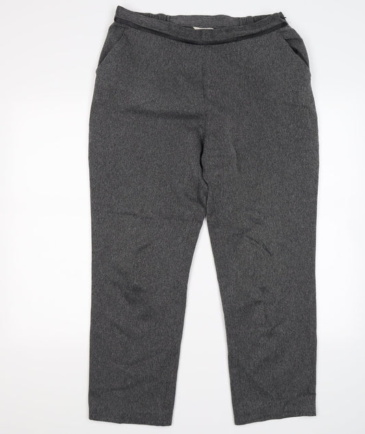 Marks and Spencer Womens Grey   Trousers  Size L L25 in