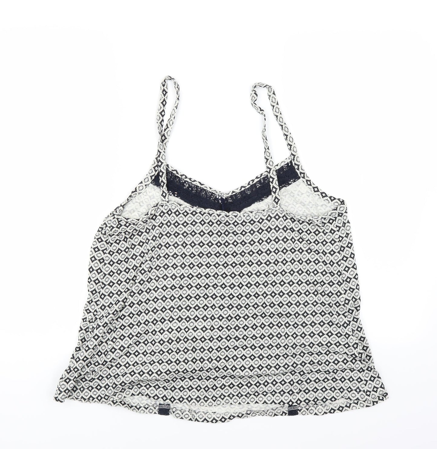 Marks and Spencer Womens Blue Geometric  Camisole Blouse Size 16