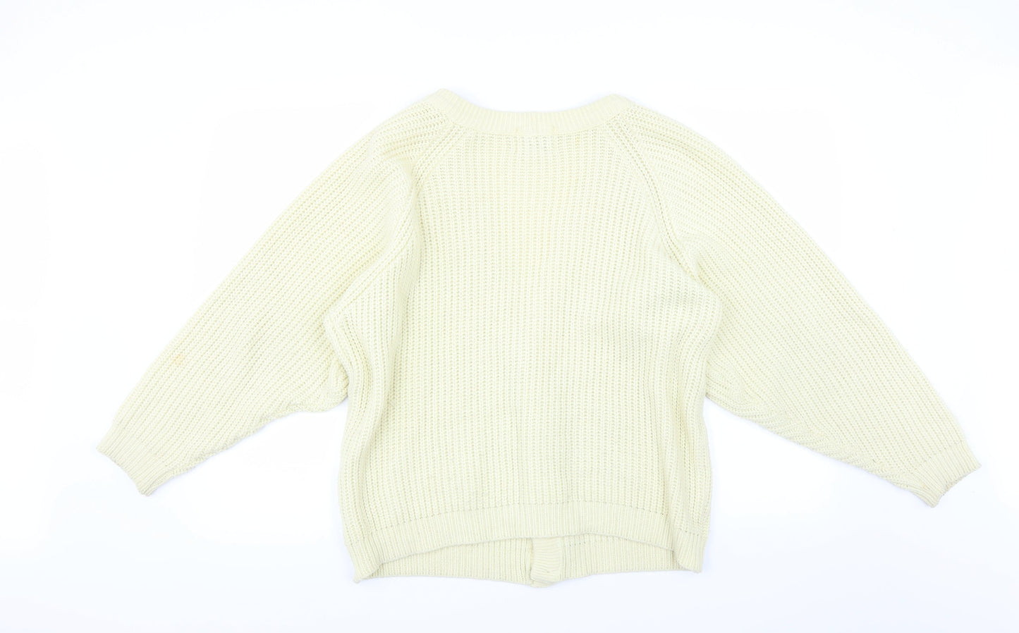 Concept Womens Yellow   Cardigan Jumper Size M