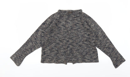 Front view of Jocavi women’s blue jumper, size UK 16, - short
