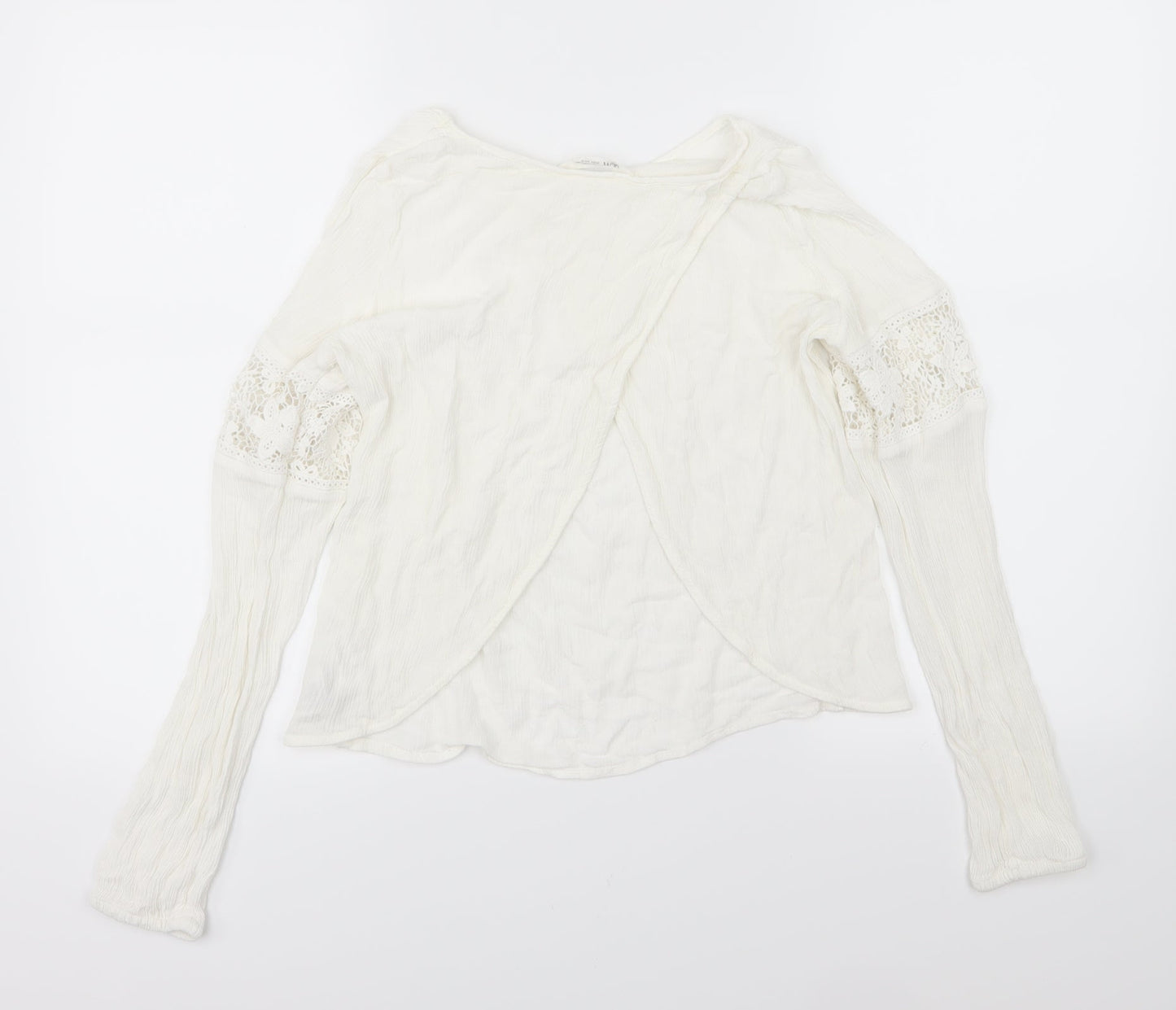 H&M Girls White   Basic T-Shirt Size 14 Years