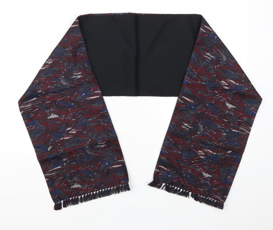 Preworn Womens Red Geometric   Scarf