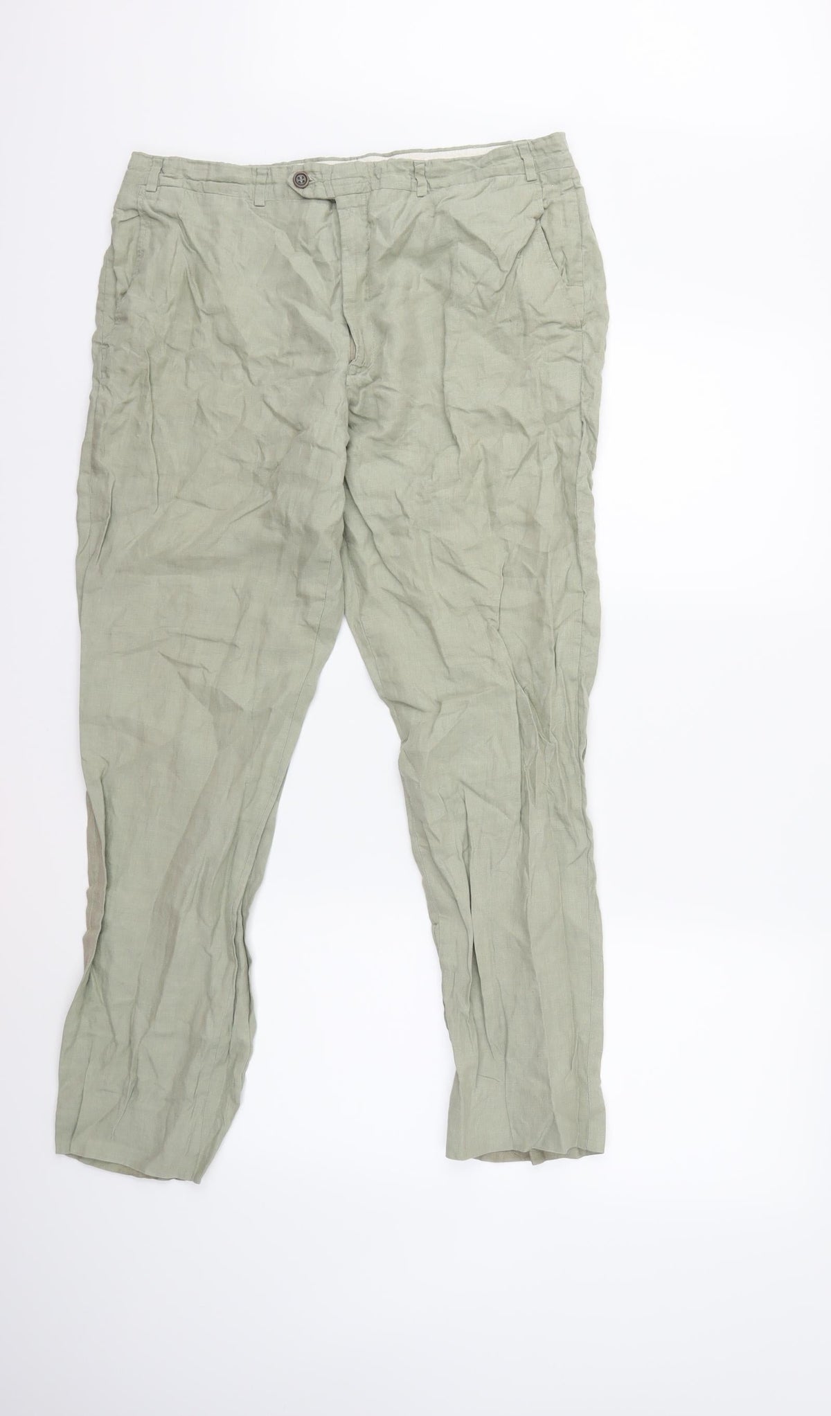 Preworn Womens Green   Trousers  Size 34 in L27 in