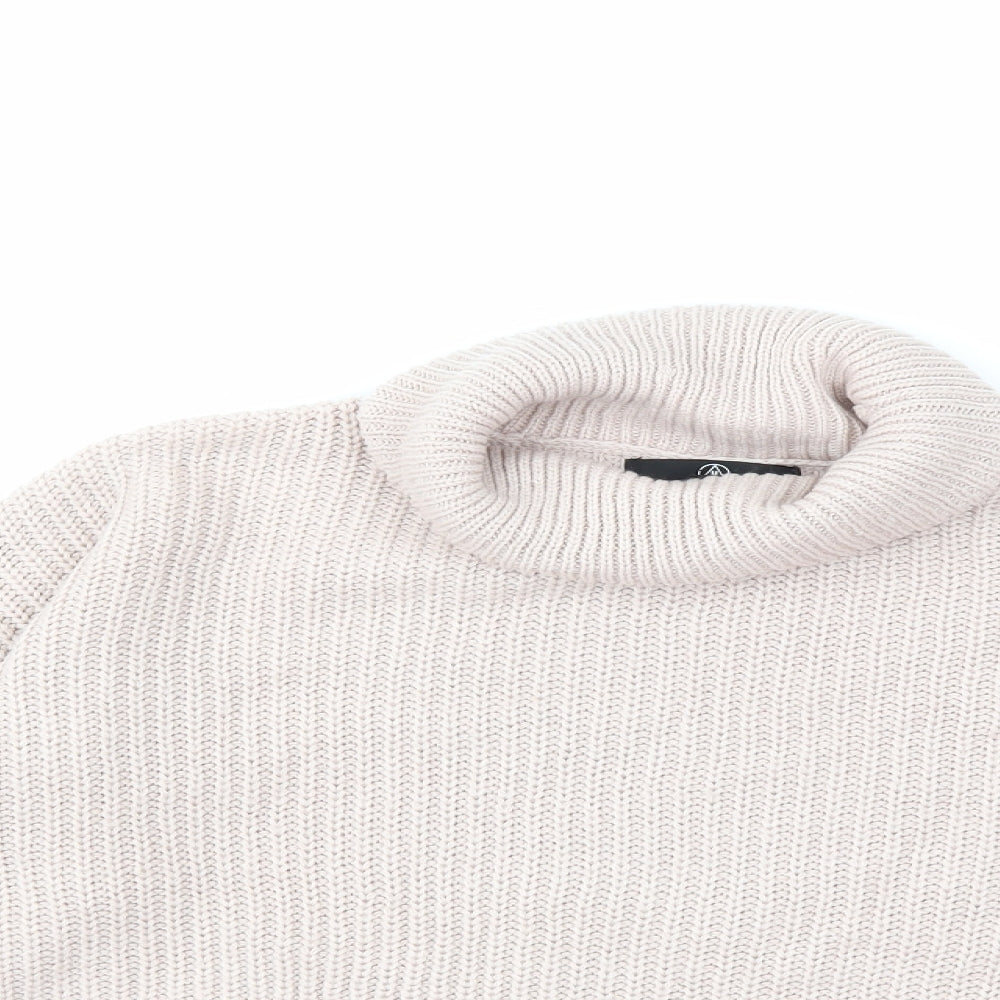 Missguided Womens Pink  Knit Pullover Jumper Size S