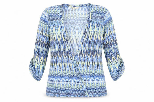 M&Co Womens Blue   Cardigan Jumper Size 10
