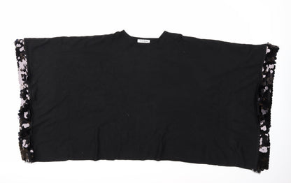 Additional front view of Beauty Women women’s black jumper, size M