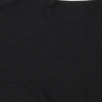 Brand and care label for Beauty Women women’s black jumper, size M