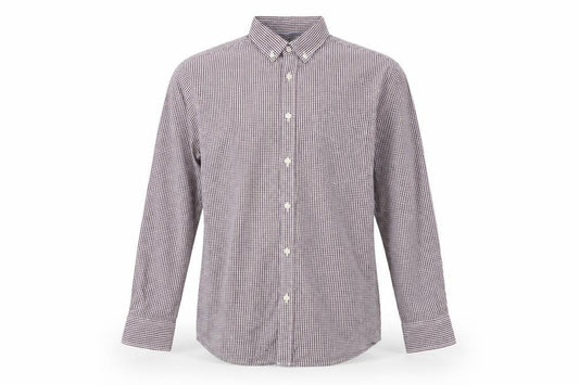 Marks & Spencer Mens Red Check   Button-Up Size M