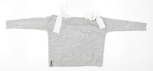 Topshop Womens Grey   Pullover Jumper Size 10