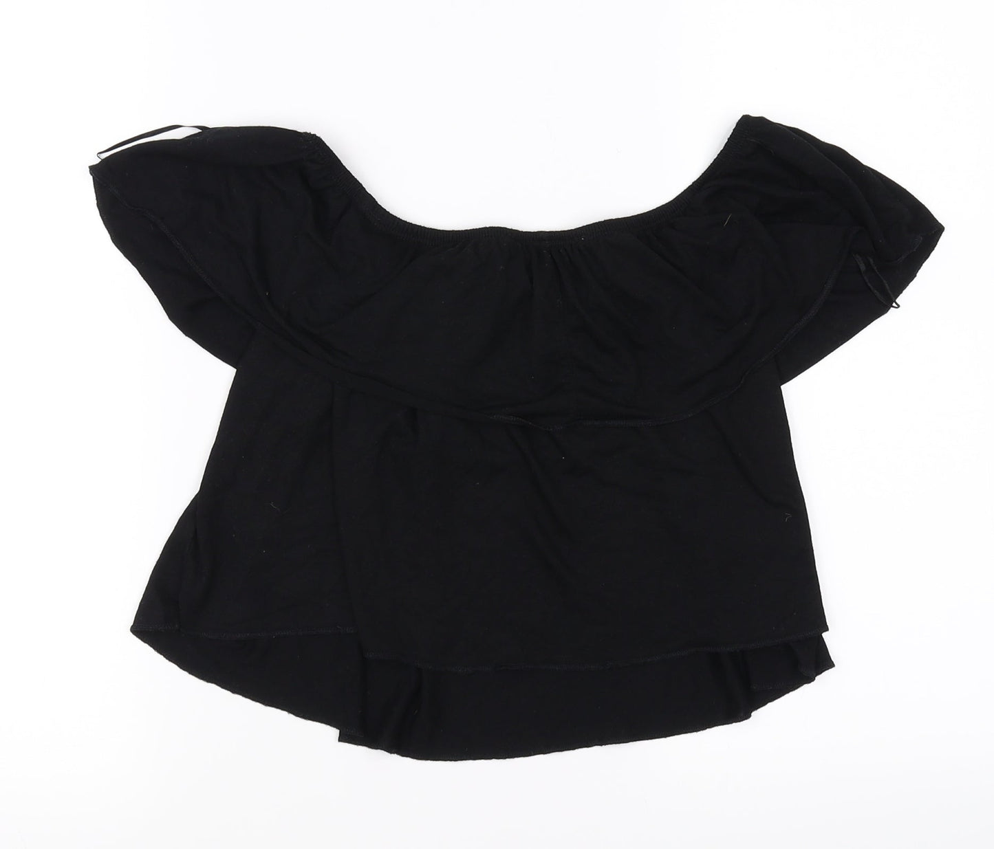Topshop Womens Black   Basic Blouse Size 6