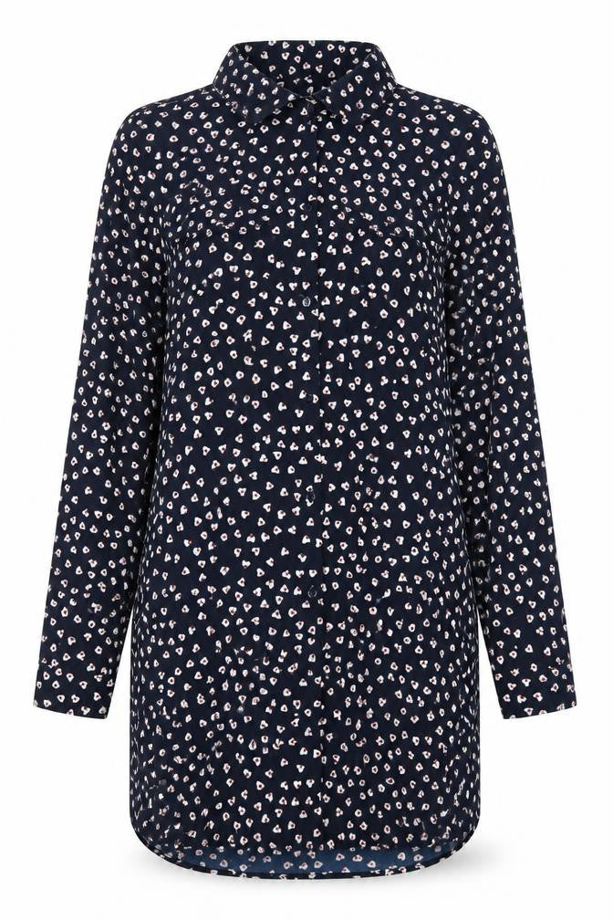 Brave Soul Womens Blue   Basic Button-Up Size S