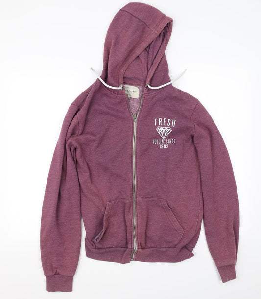 River Island Mens Brown   Full Zip Hoodie Size S