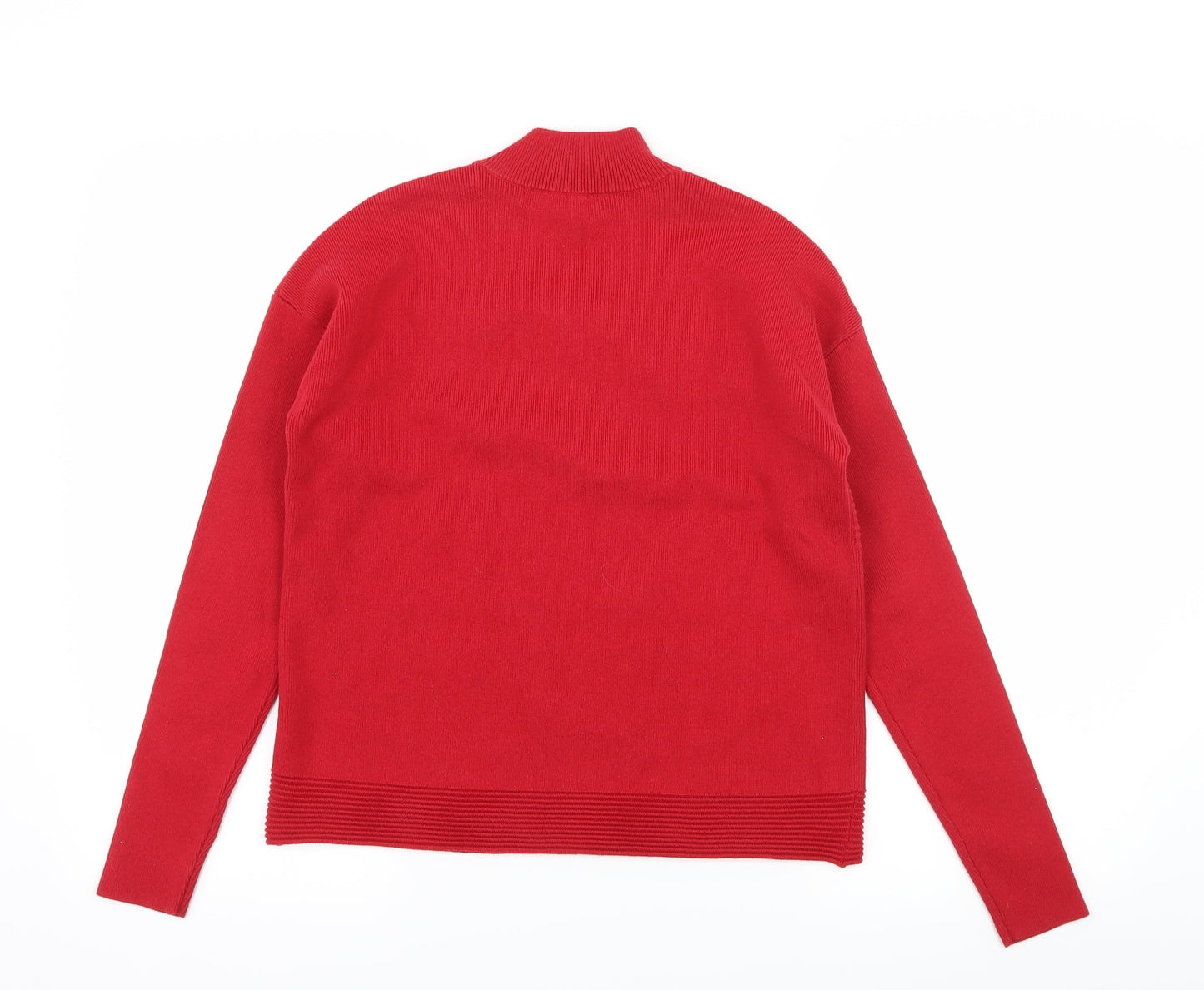 Very Womens Red  Knit Pullover Jumper Size 8