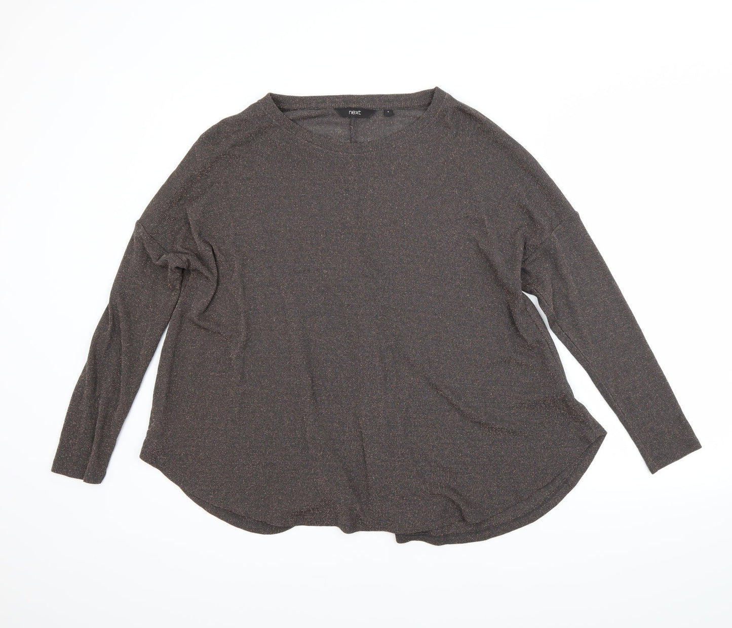 NEXT Womens Brown   Basic Blouse Size 8
