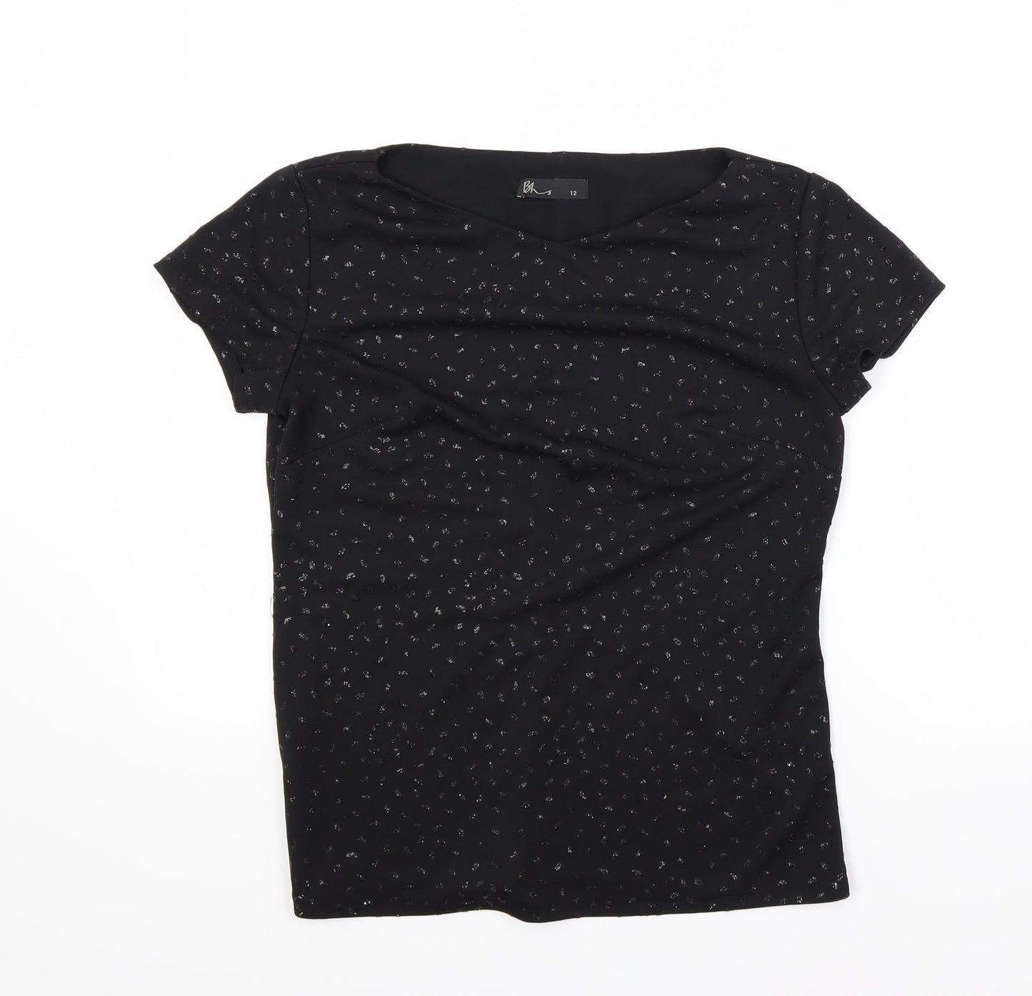 BHS Womens Black   Basic Blouse Size 12