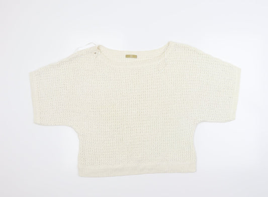 TU Womens White   Pullover Jumper Size 14