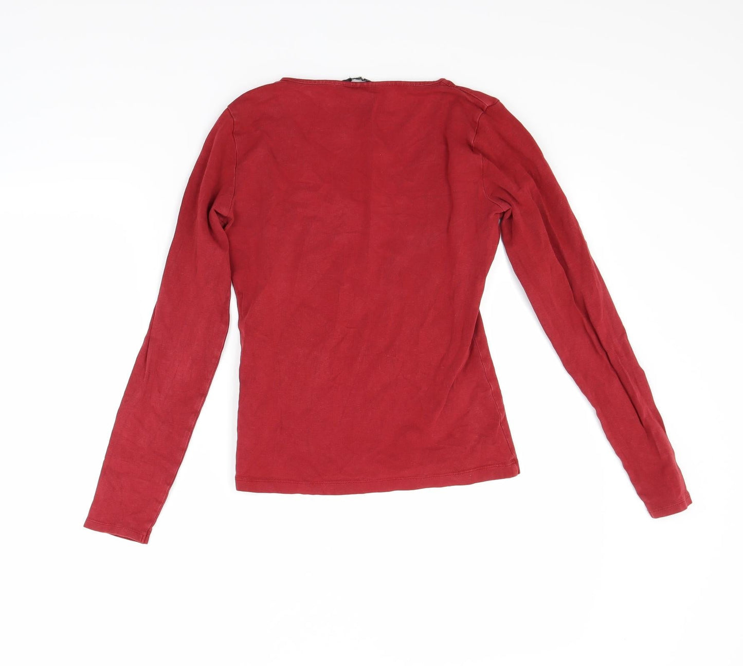 H&M Womens Red   Pullover Sweatshirt Size S