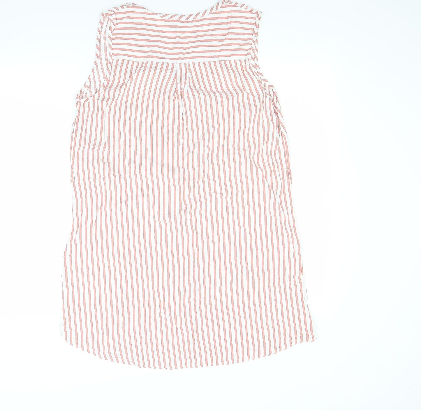 Papaya Womens Red Striped  Basic Button-Up Size 12