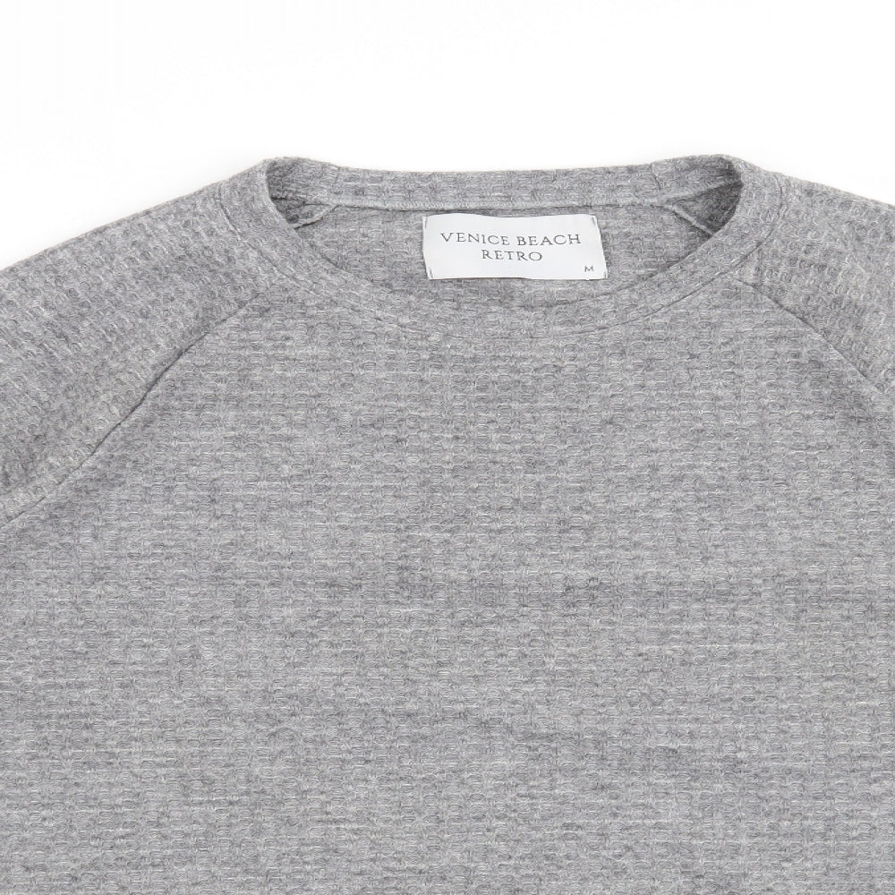 Venice Beach Mens Grey   Pullover Sweatshirt Size M