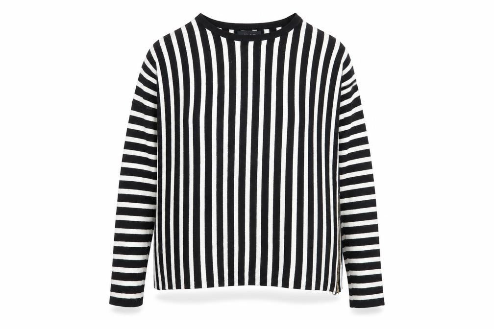 Atmosphere Womens Black Striped  Pullover Jumper Size 14