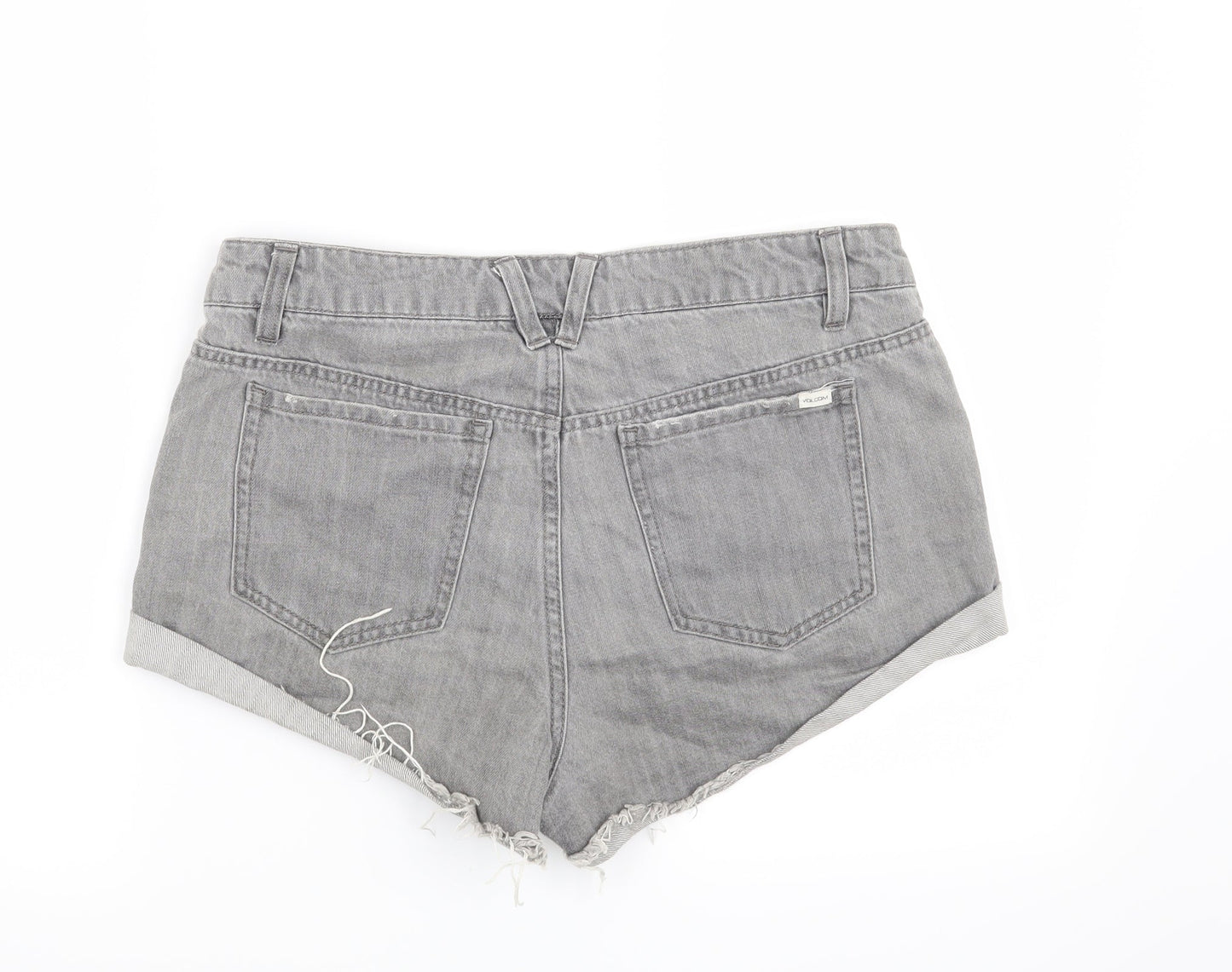 Preworn Womens Grey   Cut-Off Shorts Size 28 in
