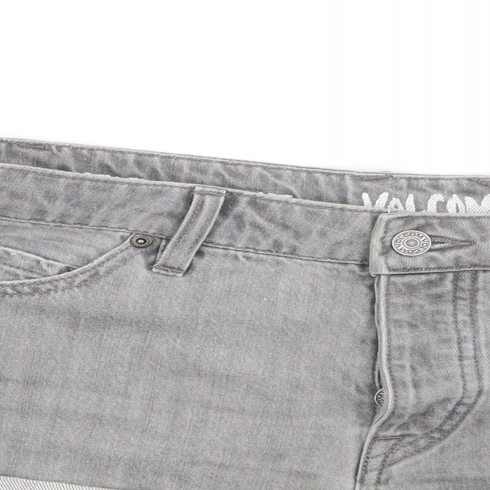 Preworn Womens Grey   Cut-Off Shorts Size 28 in