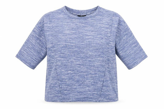 Front view of F&F women’s blue full zip jumper, size UK 14