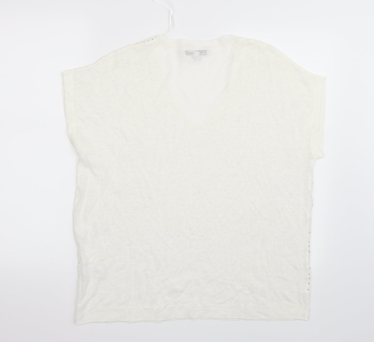 NEXT Womens White   Basic T-Shirt Size 16
