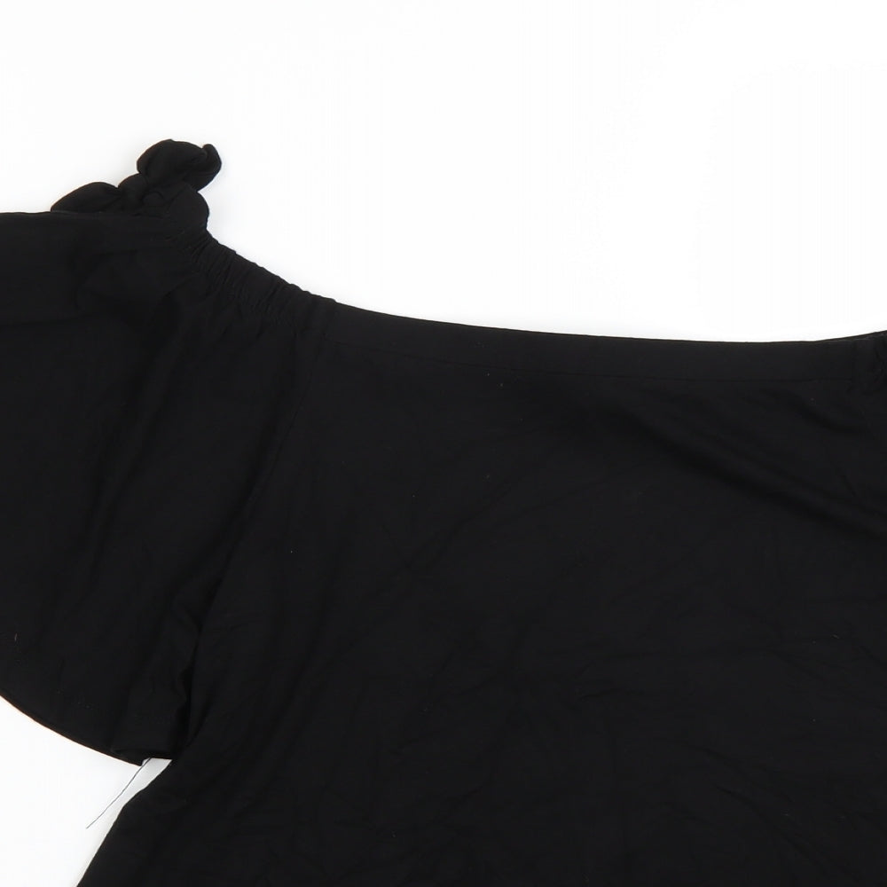 F&F Womens Black   Basic T-Shirt Size 12