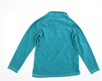 Back view of Crag Hoopers women’s green jumper, size UK 12