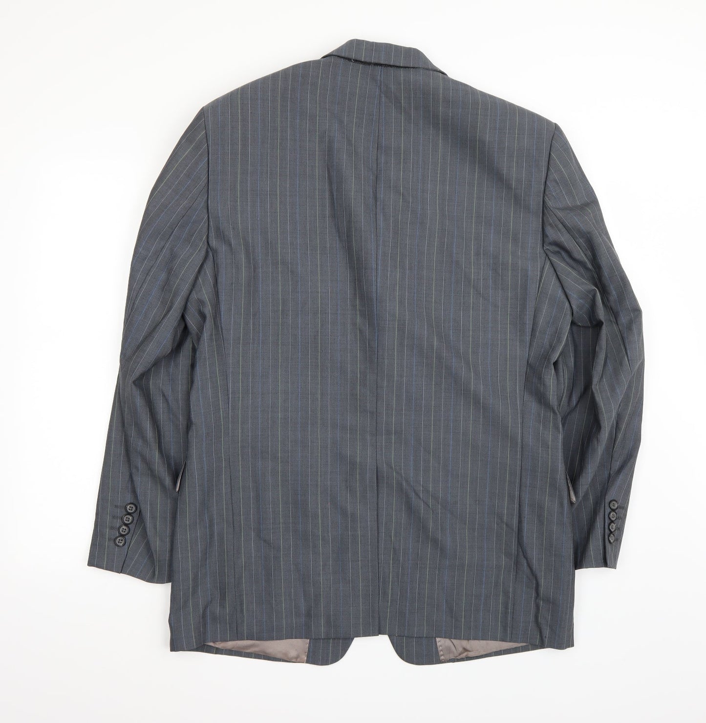 STONES Mens Grey   Jacket Suit Jacket Size 40