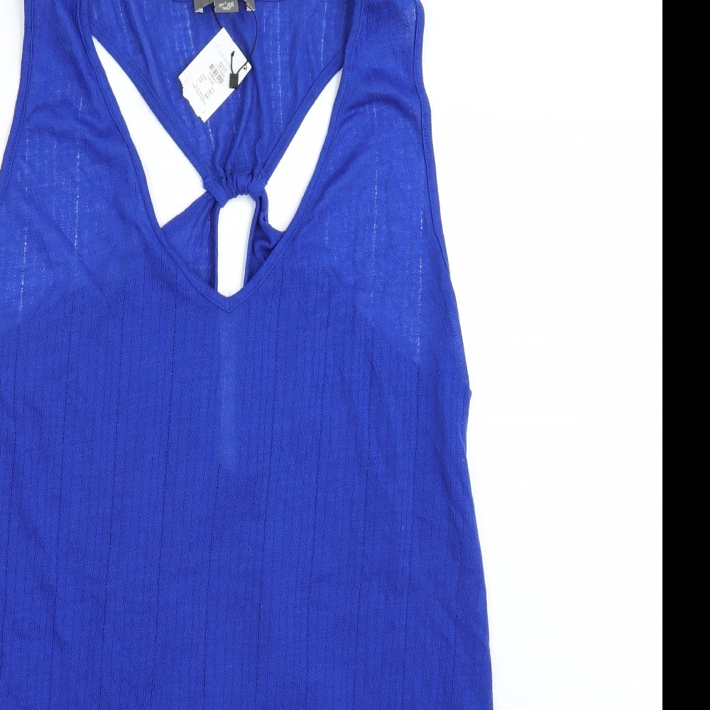 Primark Womens Blue  Rayon A-Line  Size L