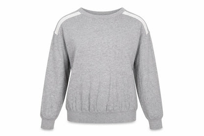 Front view of Next women’s grey jumper, size UK 8