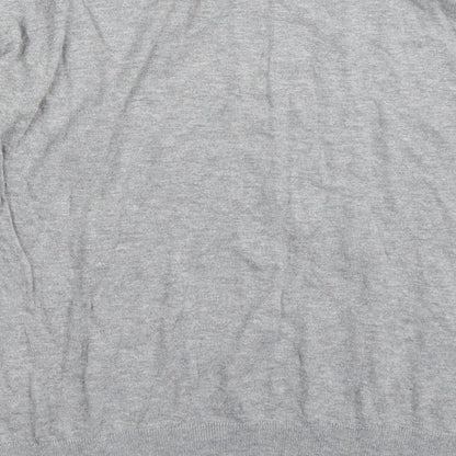 Brand and care label for Next women’s grey jumper, size UK 8
